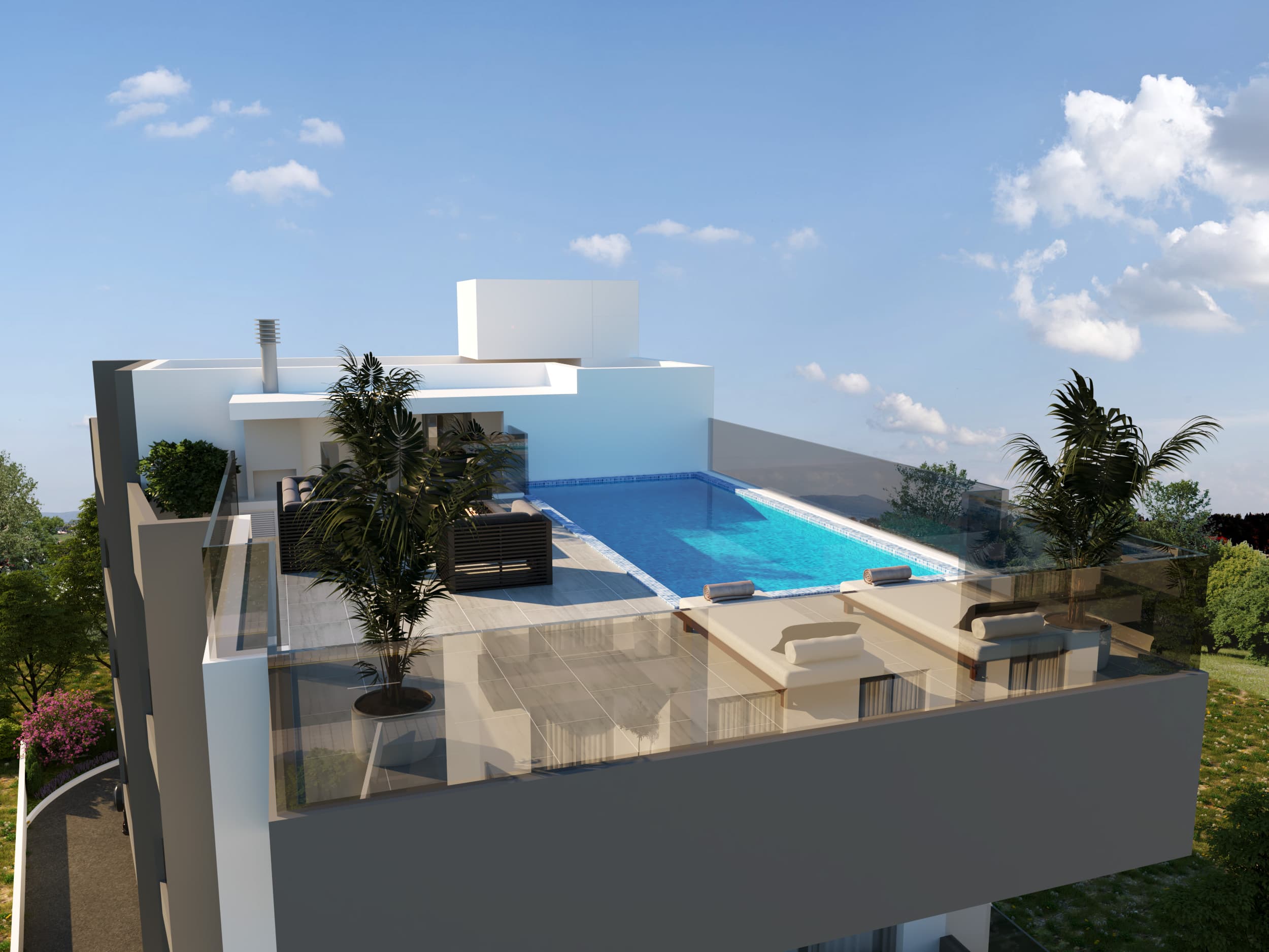 2-bedrooms apartments in Limassol, Cyprus.