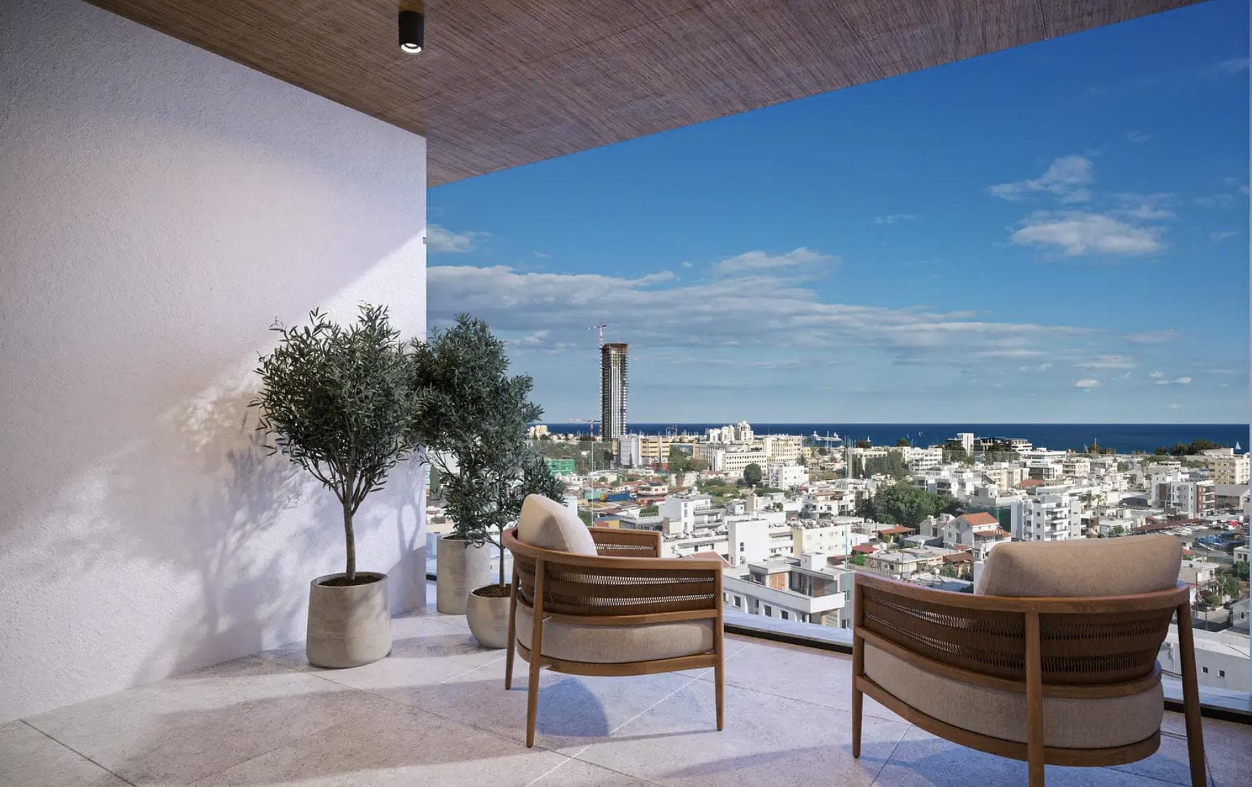 2-bedrooms apartments in Limassol, Cyprus.