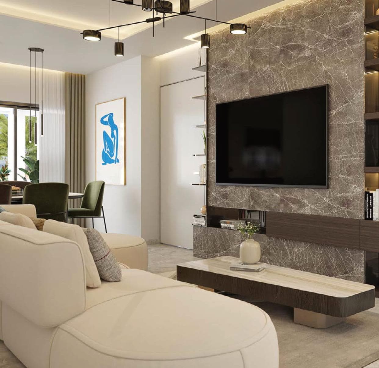 3-bedrooms apartments in Larnaca, Cyprus.