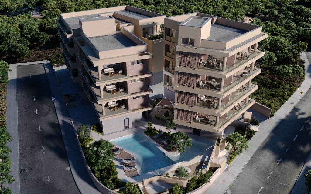 2-bedrooms apartments in Paphos, Cyprus.