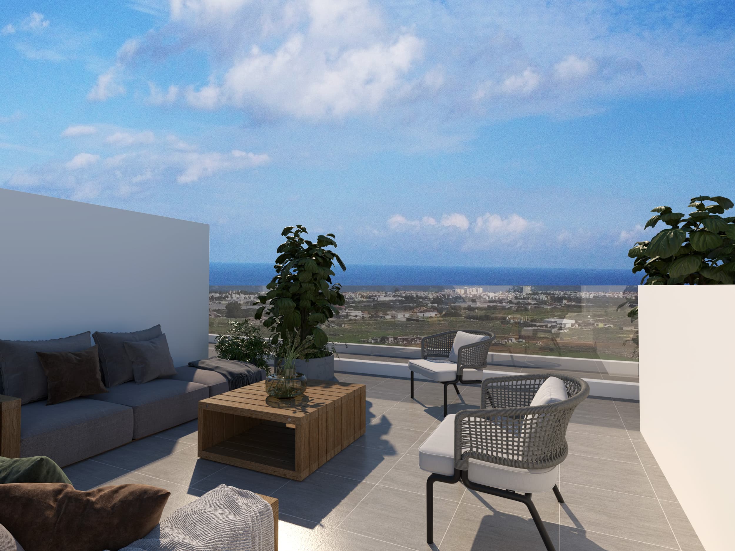 2-bedrooms apartments in Famagusta, Cyprus.