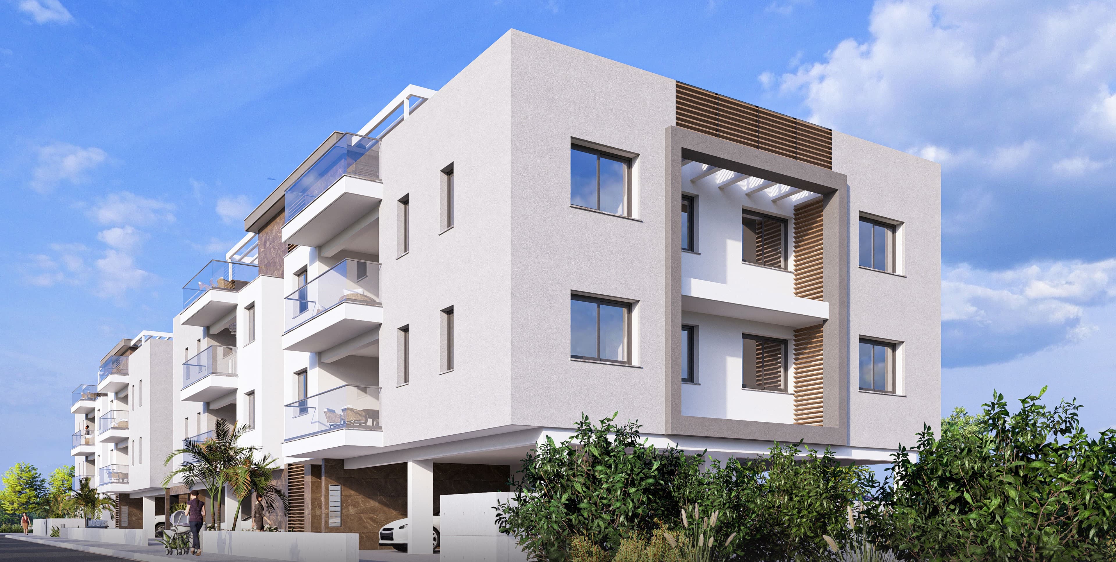 2-bedrooms apartments in Larnaca, Cyprus.