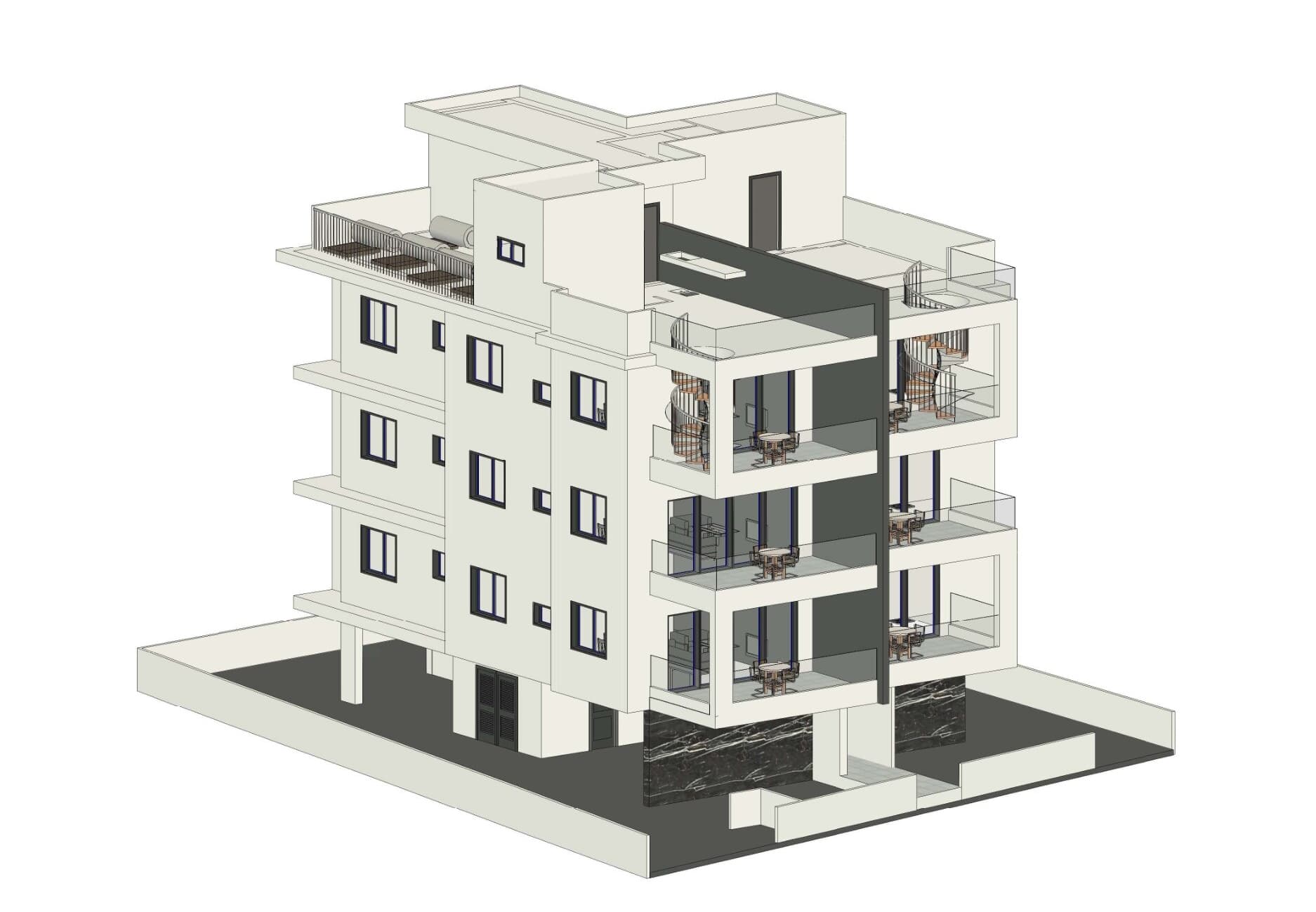 2-bedrooms apartments in Larnaca, Cyprus.
