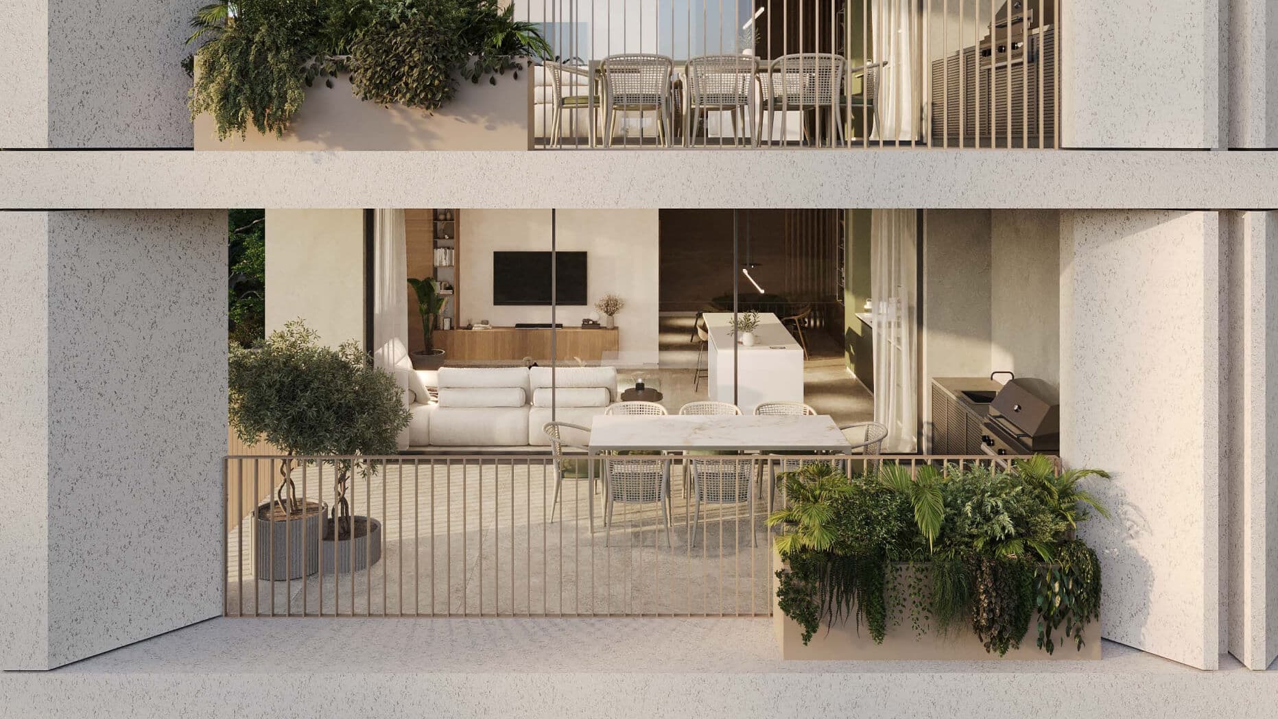 3-bedrooms apartments in Paphos, Cyprus.