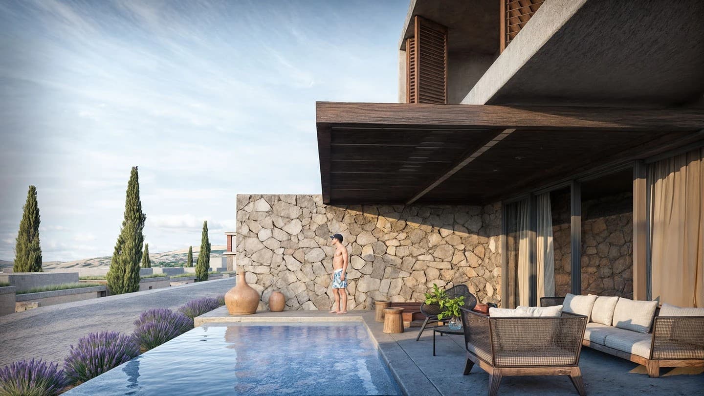 2-bedrooms house in Limassol, Cyprus.