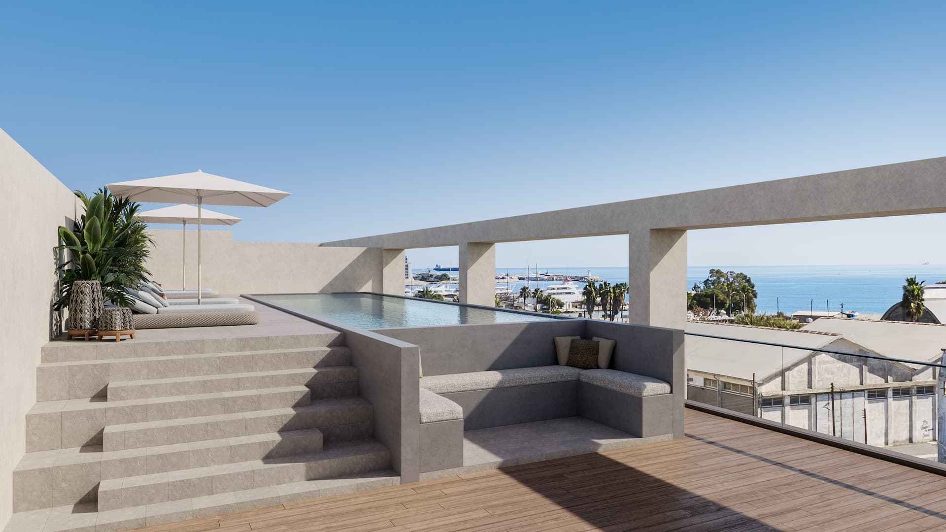 2-bedrooms apartments in Limassol, Cyprus.