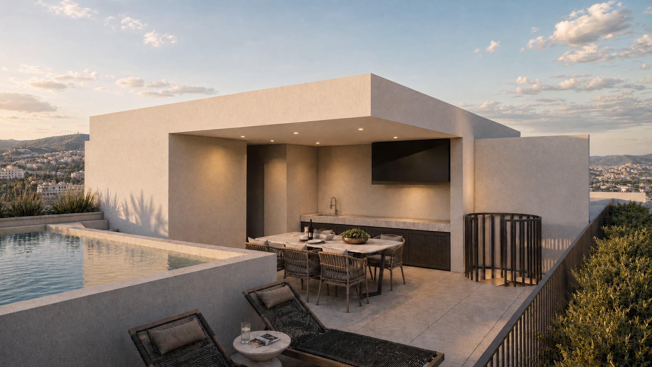 2-bedrooms apartments in Limassol, Cyprus.