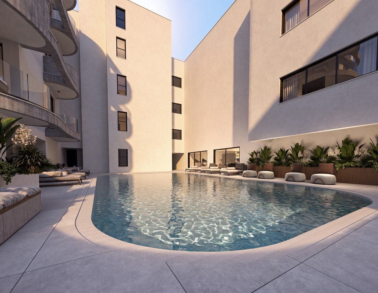 3-bedrooms apartments in Paphos, Cyprus.