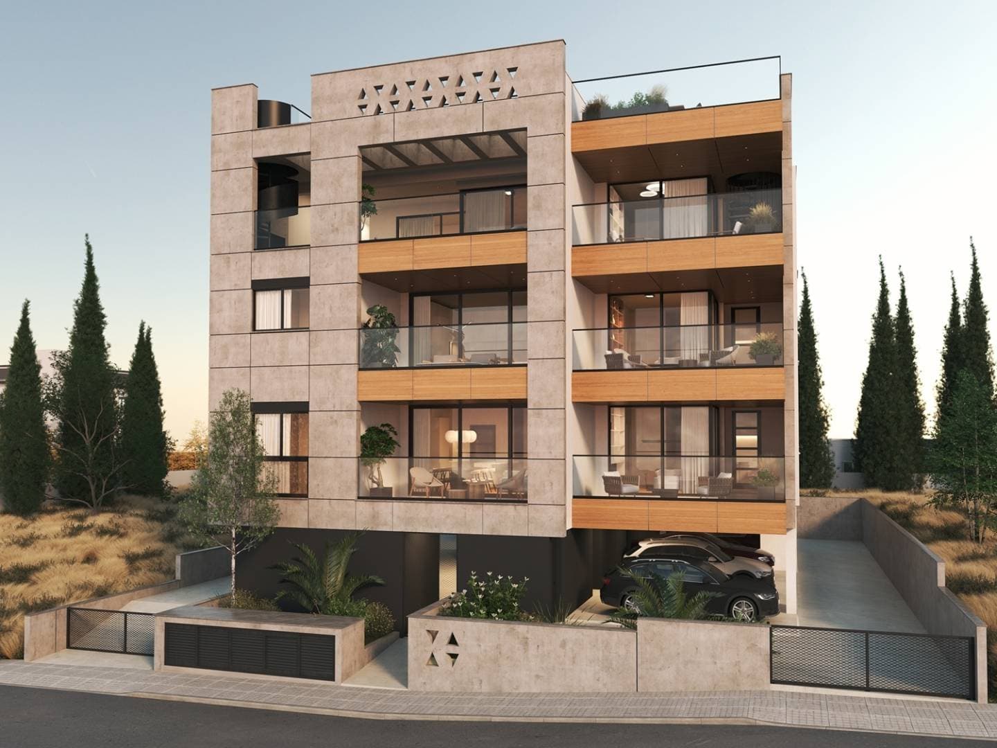 2-bedrooms apartments in Limassol, Cyprus.
