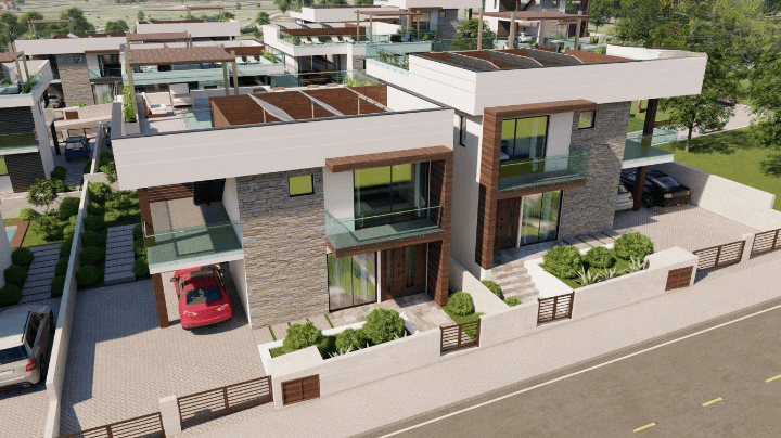 3-bedrooms house in Larnaca, Cyprus.