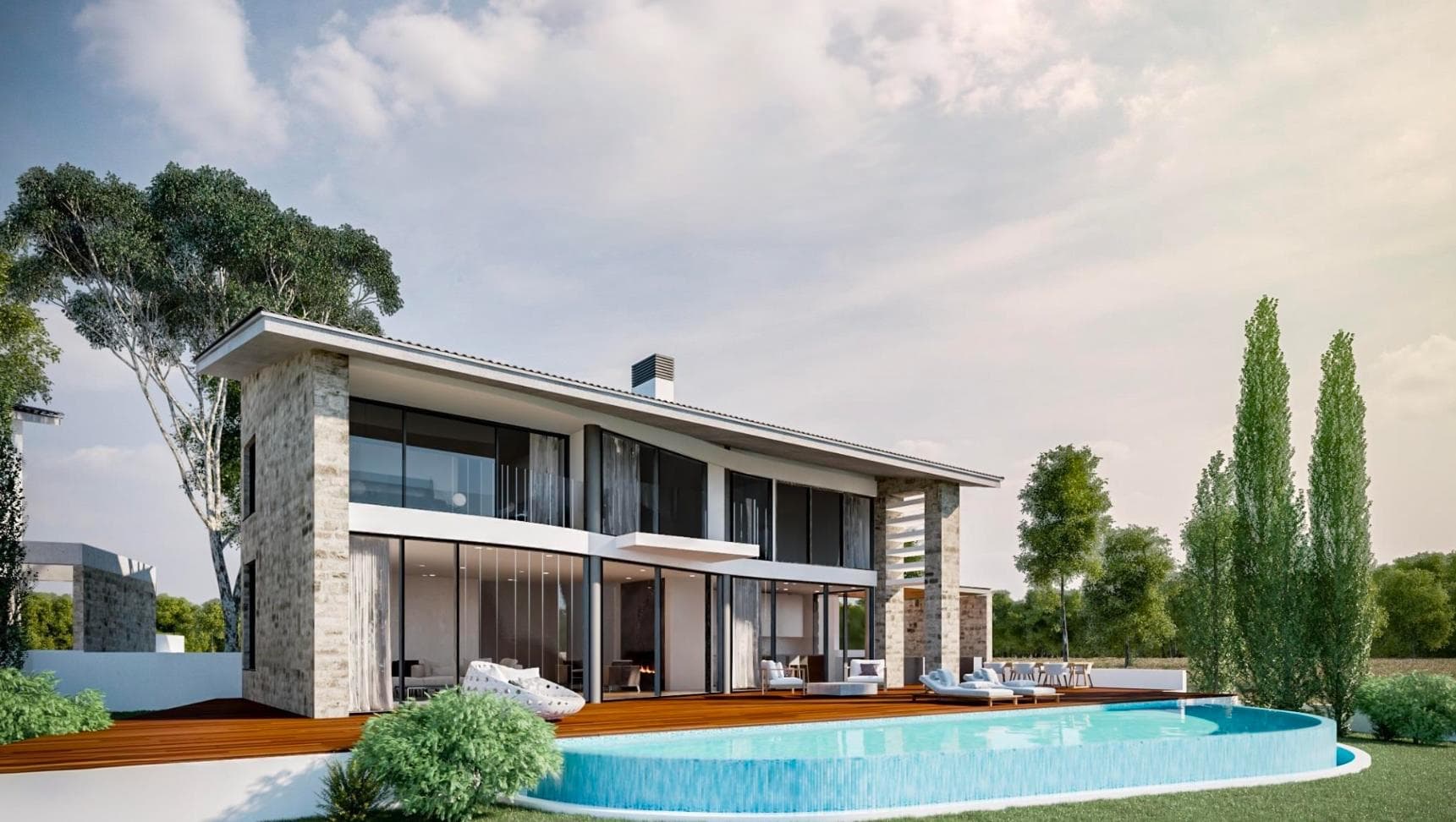 4-bedrooms house in Paphos, Cyprus.