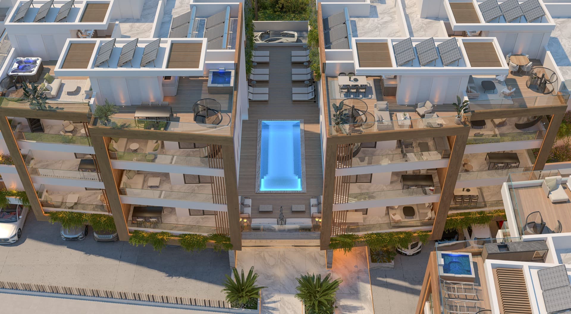2-bedrooms apartments in Larnaca, Cyprus.