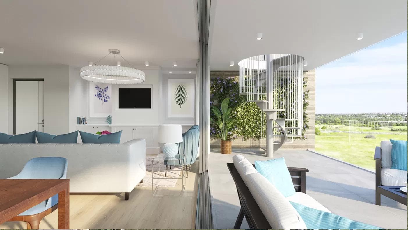 3-bedrooms apartments in Nicosia, Cyprus.