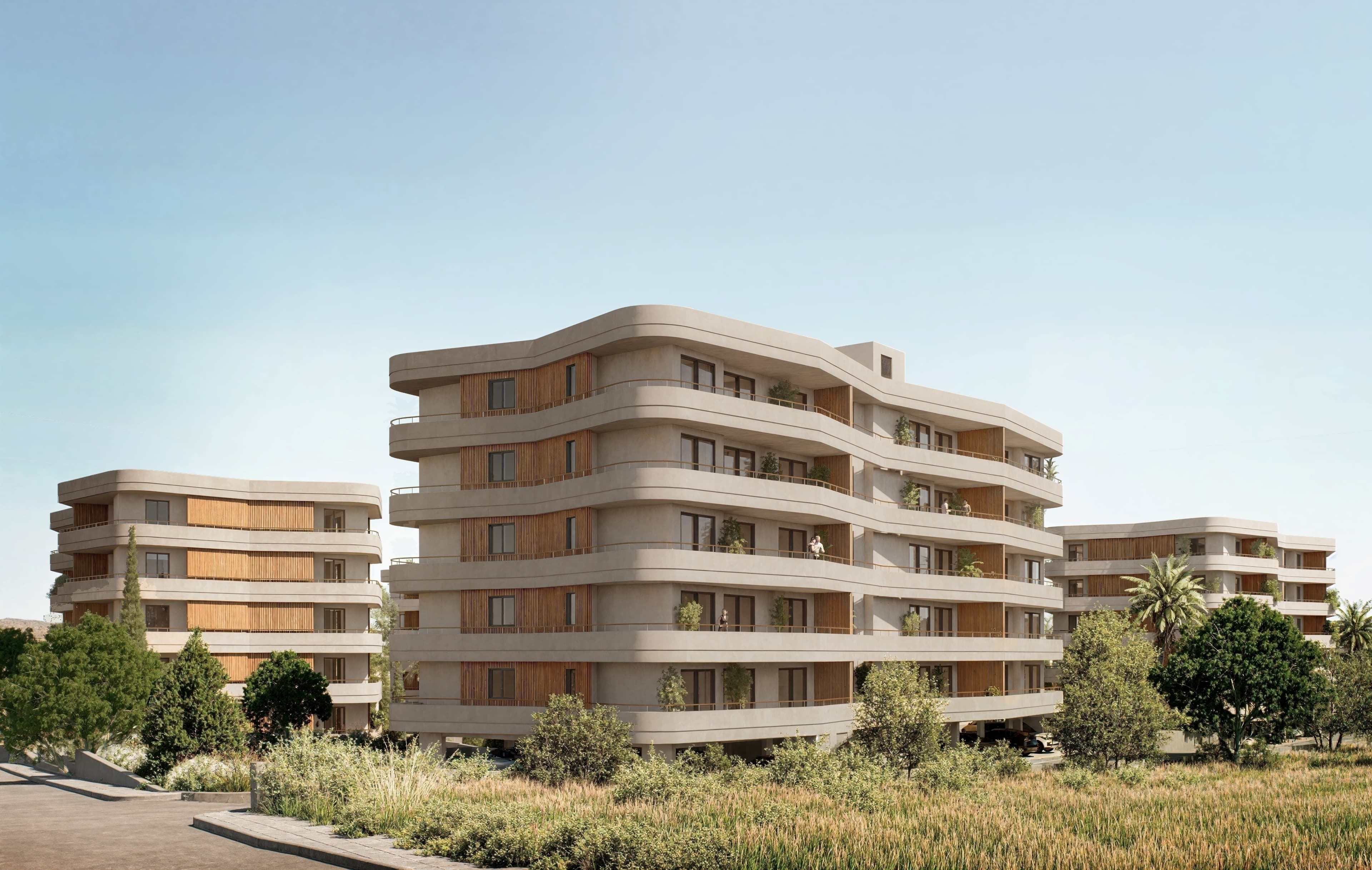 1-bedrooms apartments in Limassol, Cyprus.