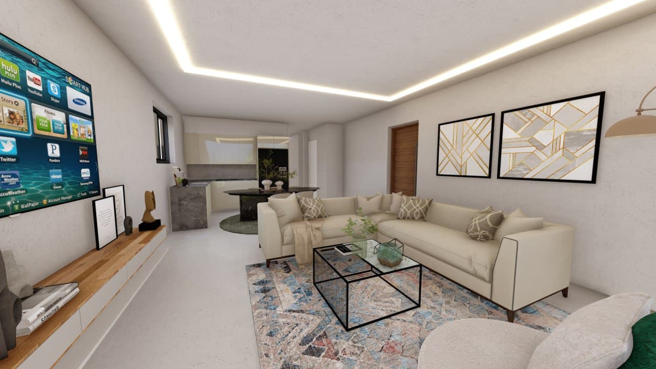 3-bedrooms apartments in Nicosia, Cyprus.