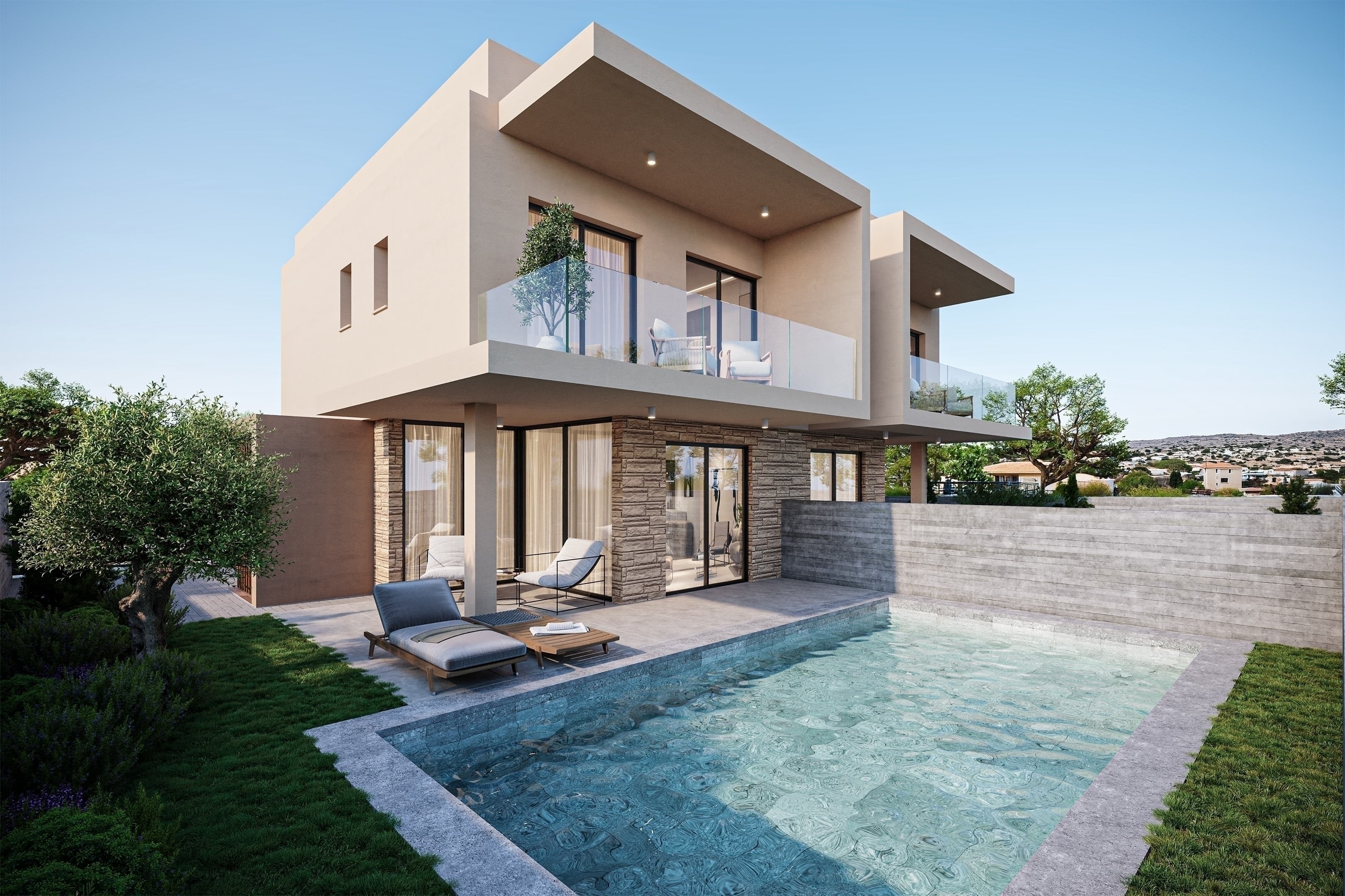3-bedrooms house in Paphos, Cyprus.