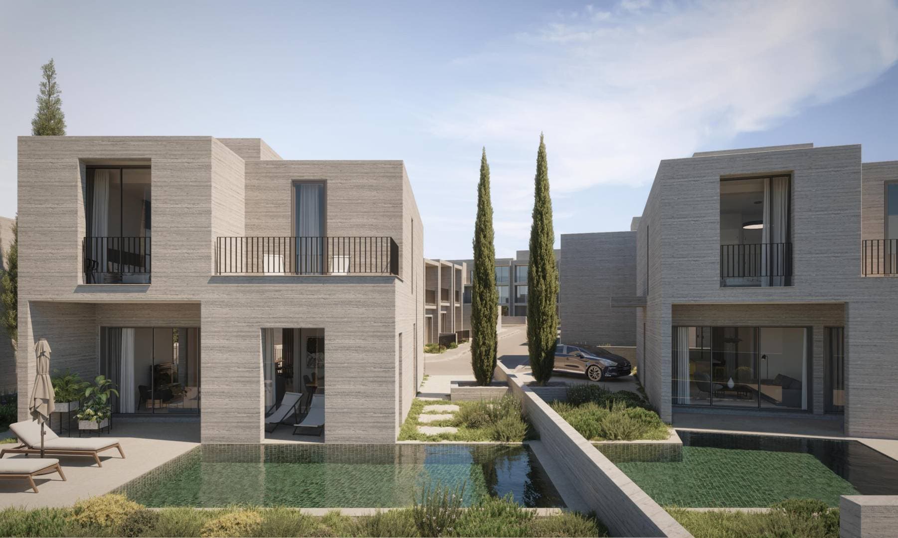 2-bedrooms apartments in Paphos, Cyprus.