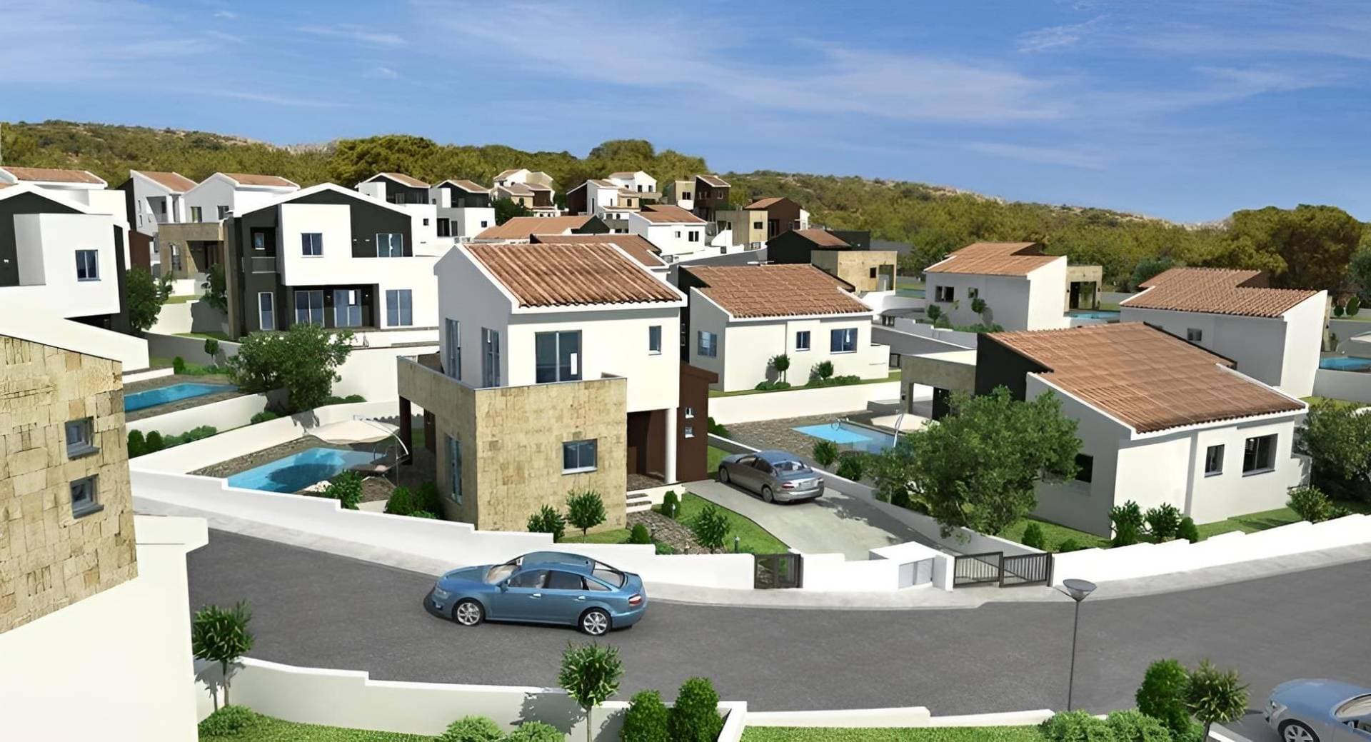 2-bedrooms house in Limassol, Cyprus.