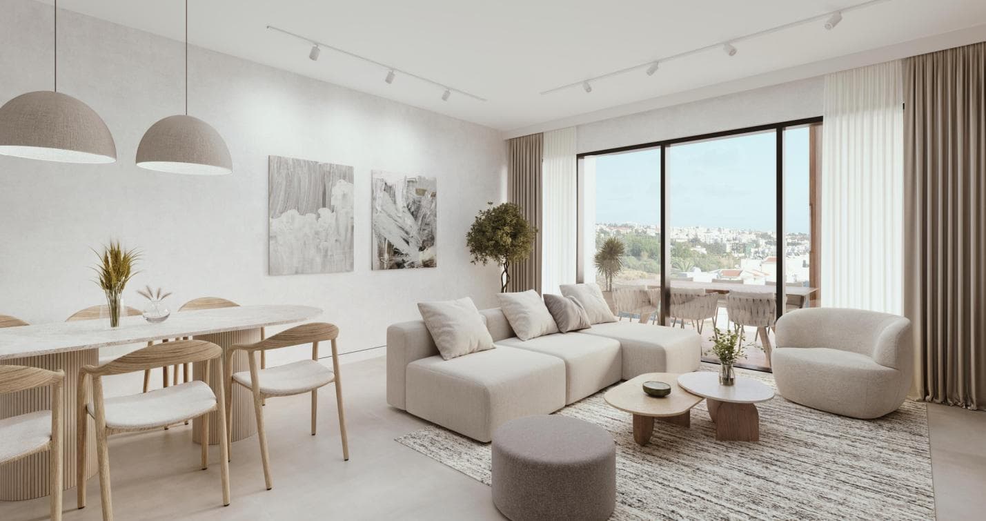 1-bedrooms apartments in Paphos, Cyprus.