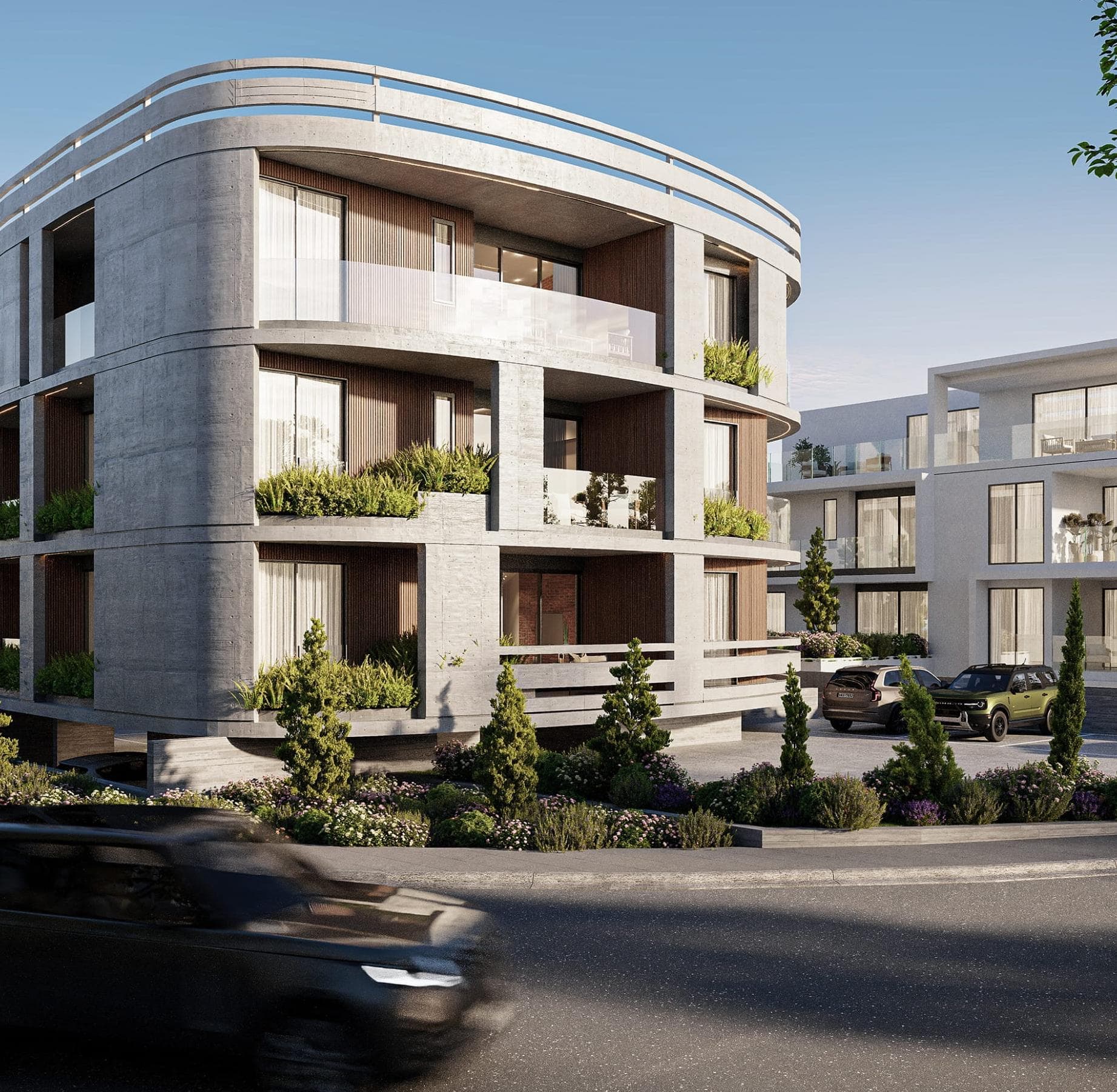 2-bedrooms apartments in Paphos, Cyprus.