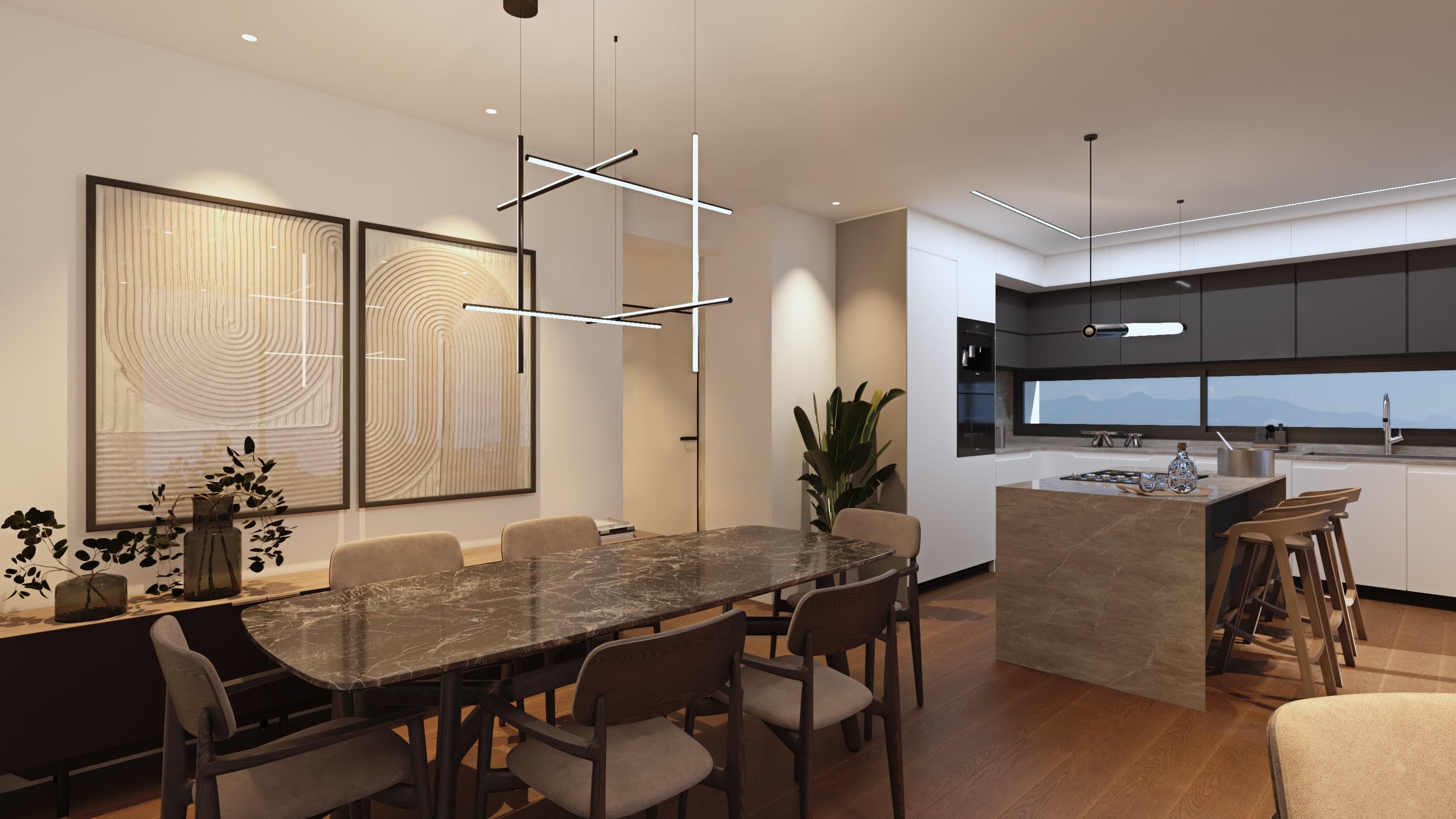 2-bedrooms apartments in Nicosia, Cyprus.