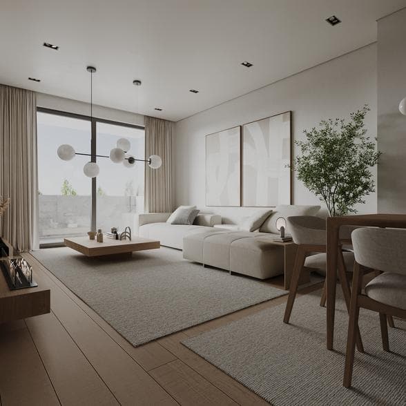 2-bedrooms apartments in Nicosia, Cyprus.