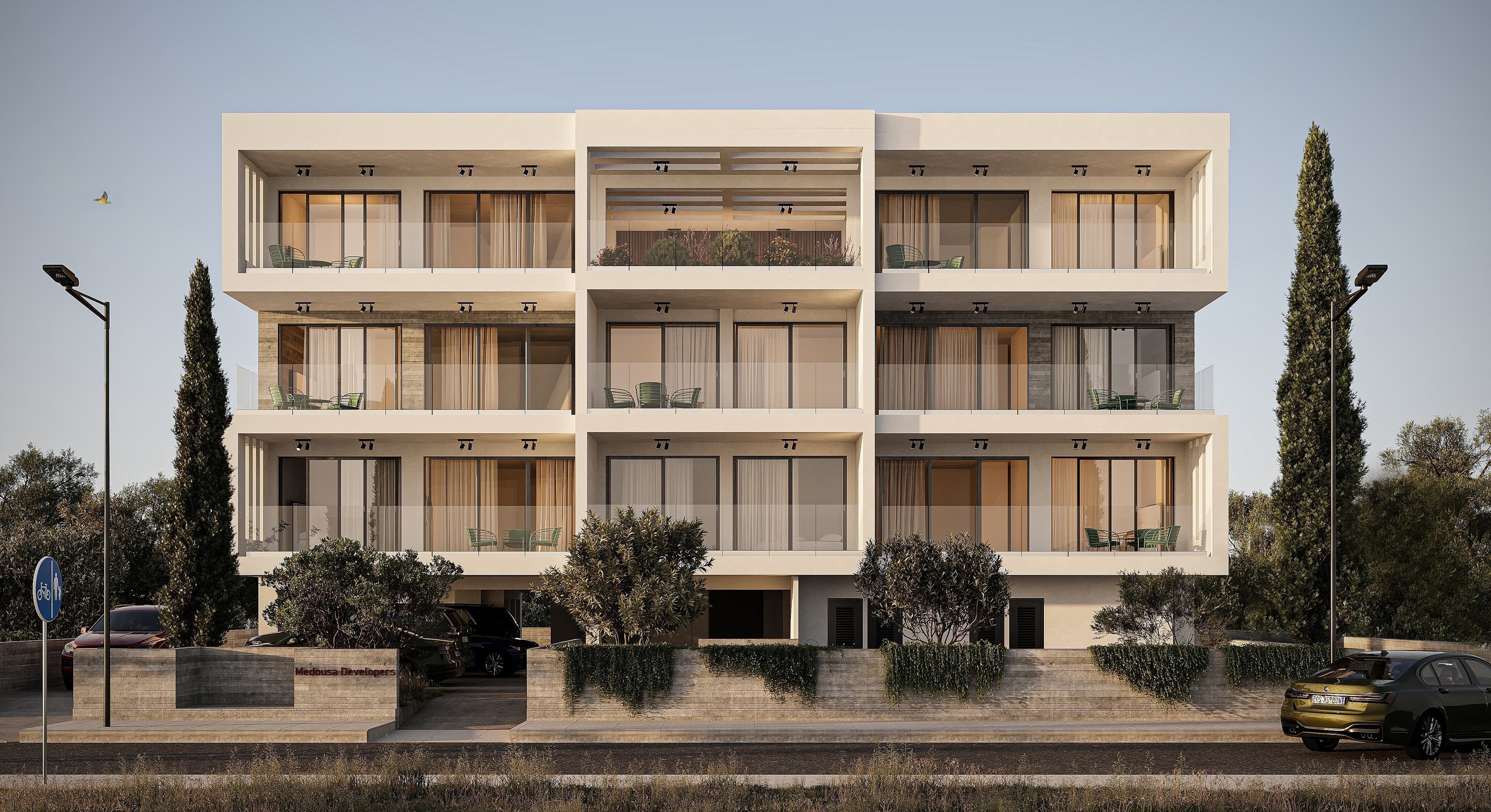 2-bedrooms apartments in Paphos, Cyprus.