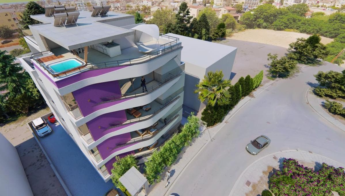 3-bedrooms building in Limassol, Cyprus.