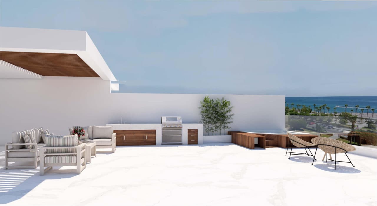 1-bedrooms apartments in Larnaca, Cyprus.