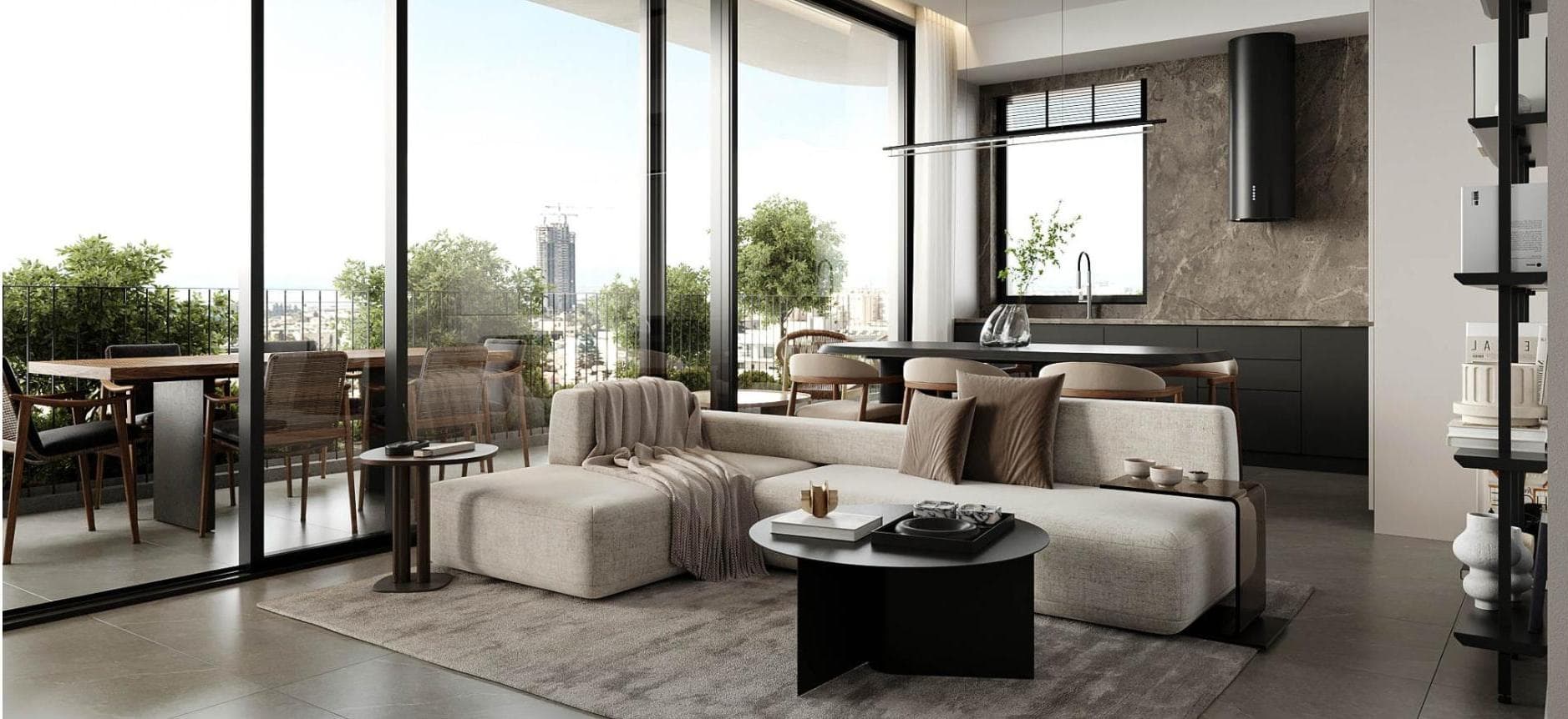 2-bedrooms apartments in Limassol, Cyprus.