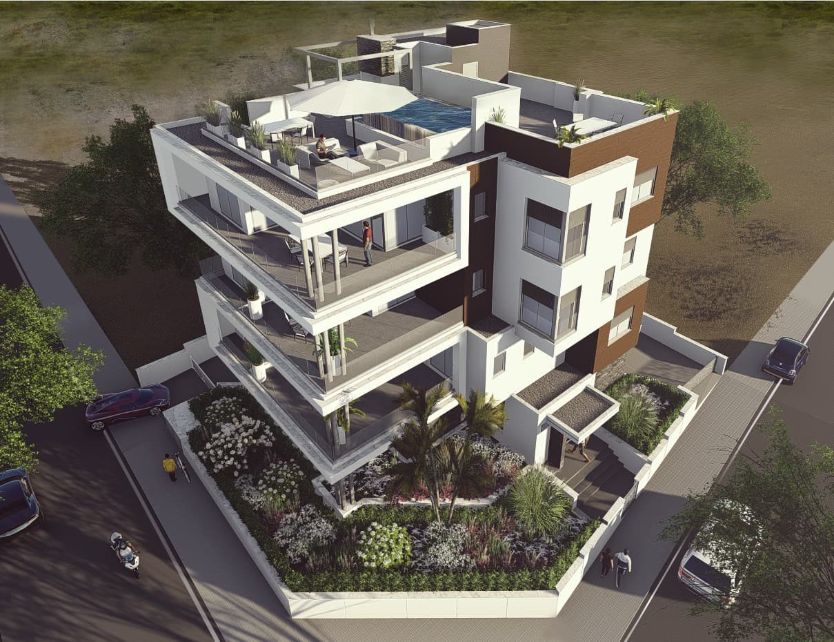 3-bedrooms apartments in Limassol, Cyprus.