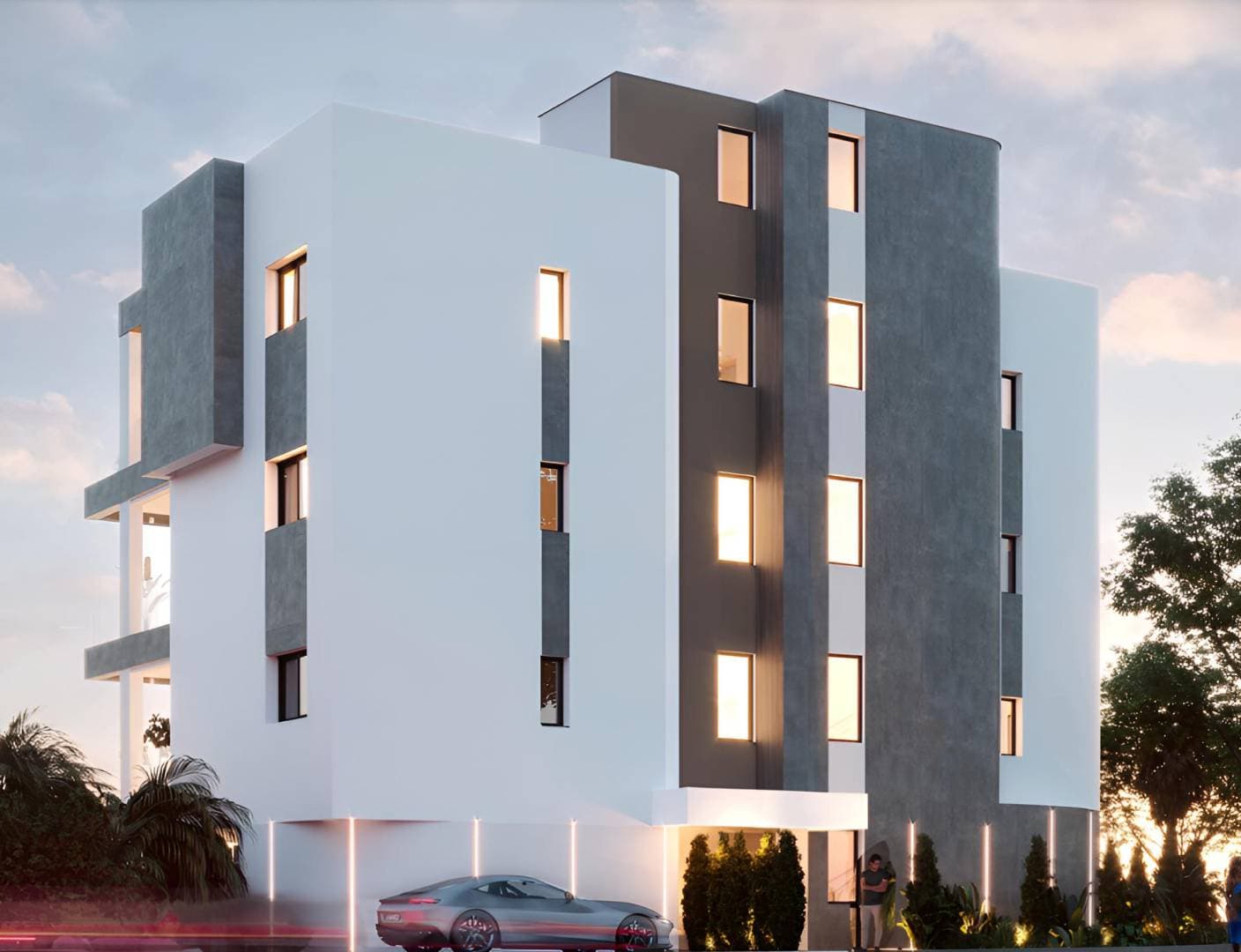 2-bedrooms apartments in Limassol, Cyprus.