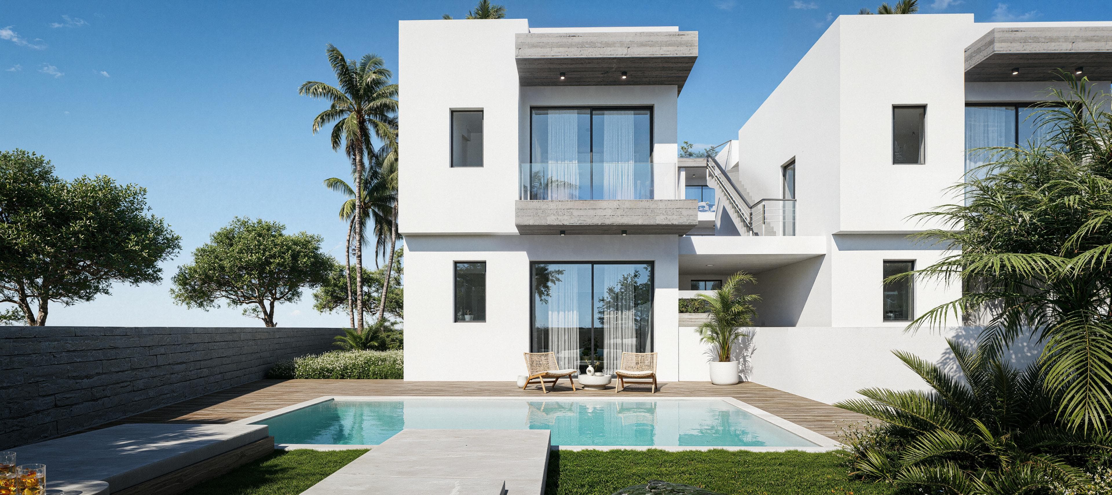2-bedrooms house in Paphos, Cyprus.