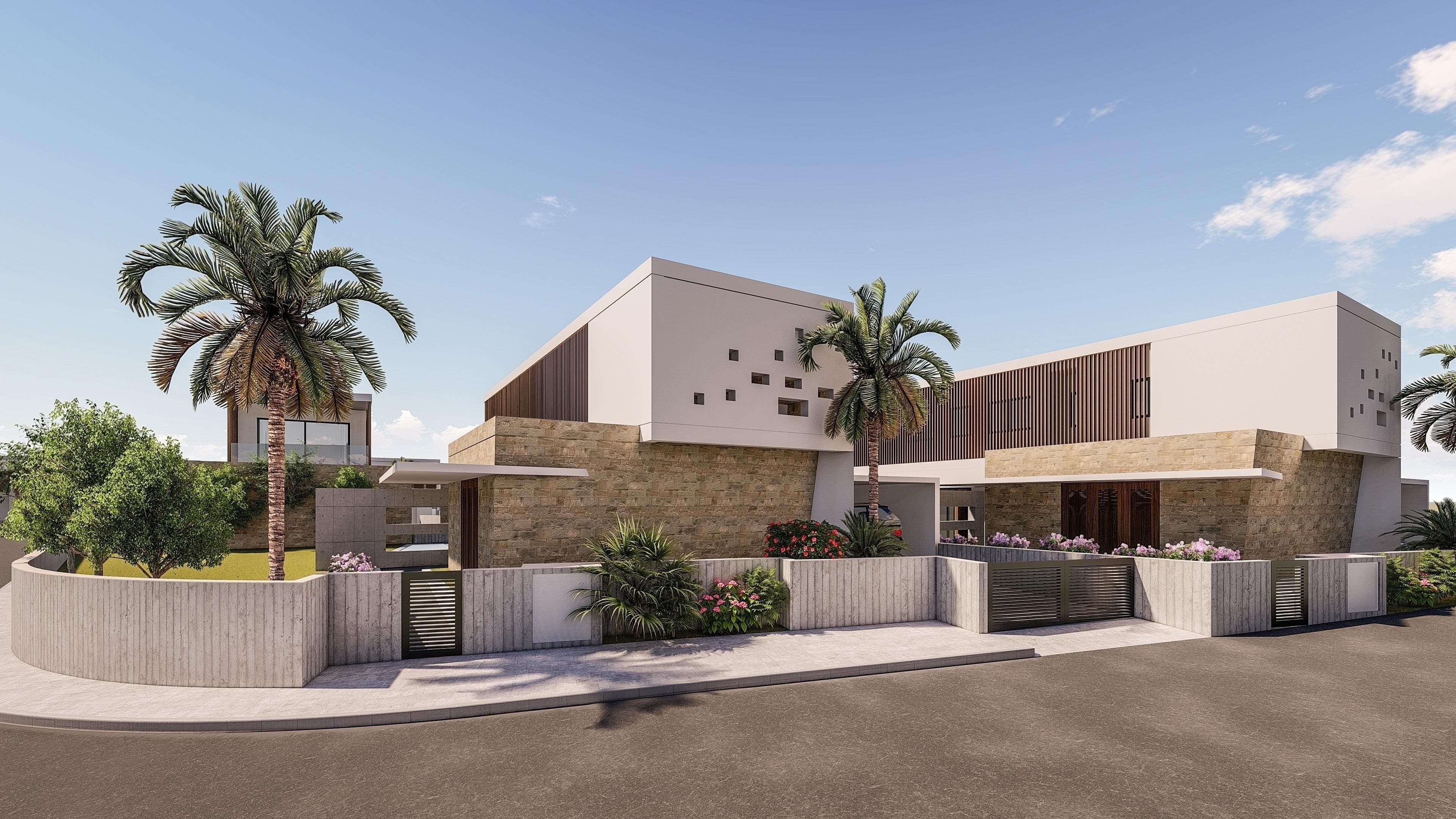 3-bedrooms house in Paphos, Cyprus.