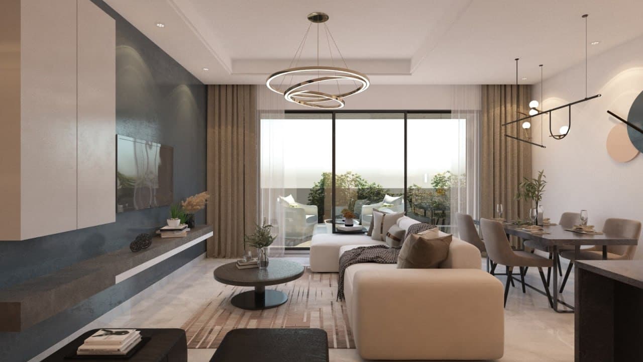2-bedrooms apartments in Nicosia, Cyprus.
