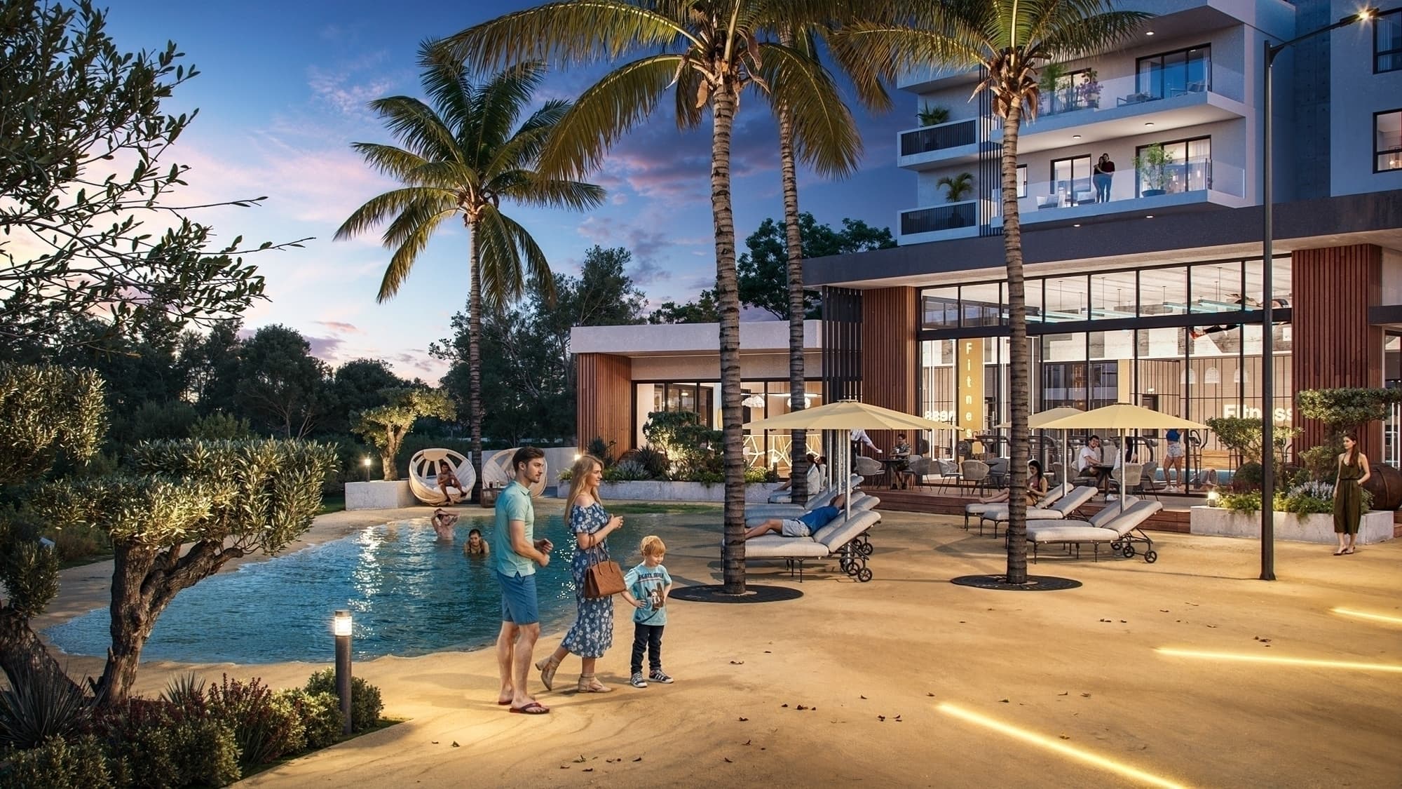 2-bedrooms apartments in Larnaca, Cyprus.