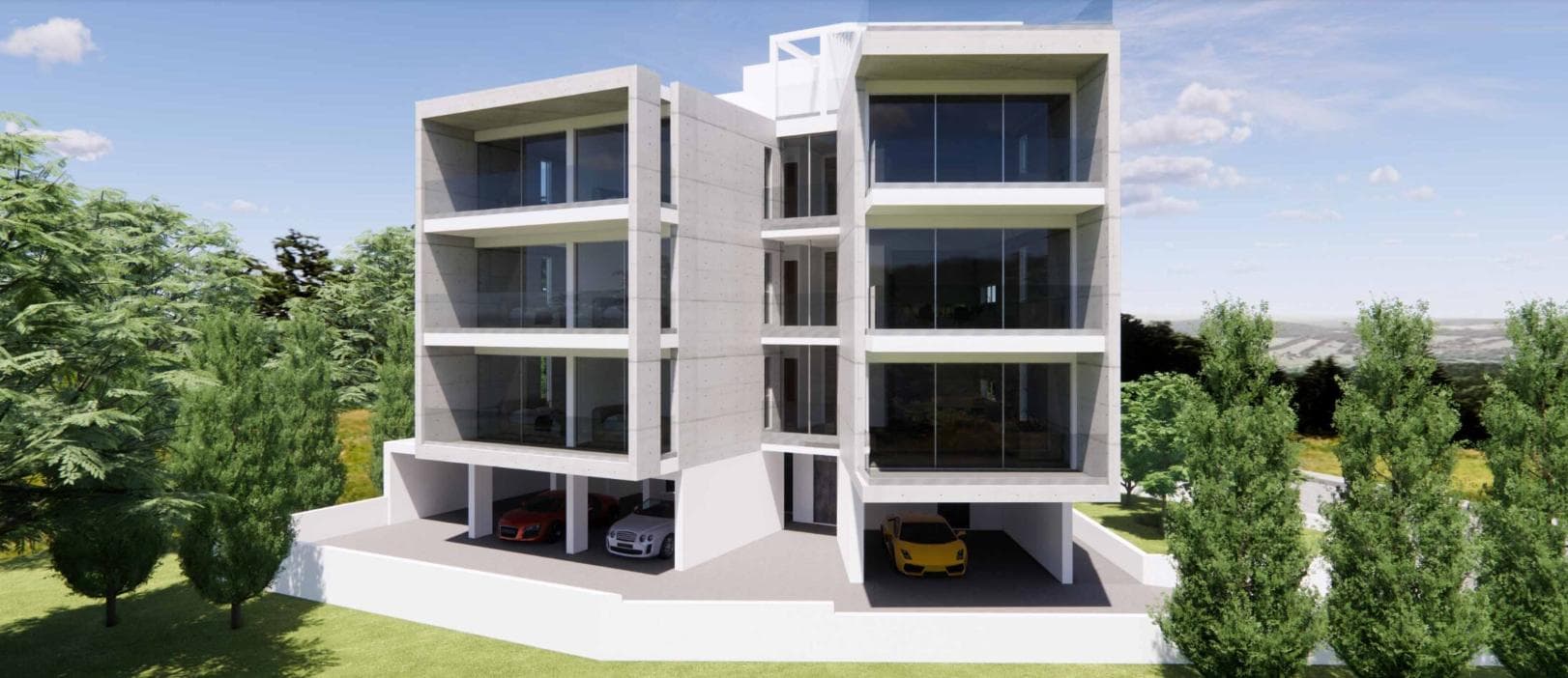 3-bedrooms apartments in Paphos, Cyprus.