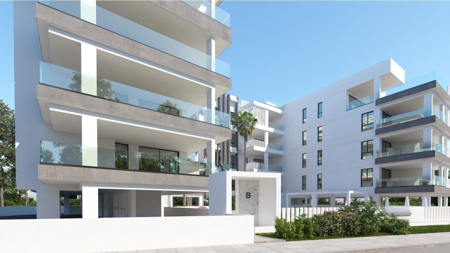 2-bedrooms apartments in Larnaca, Cyprus.