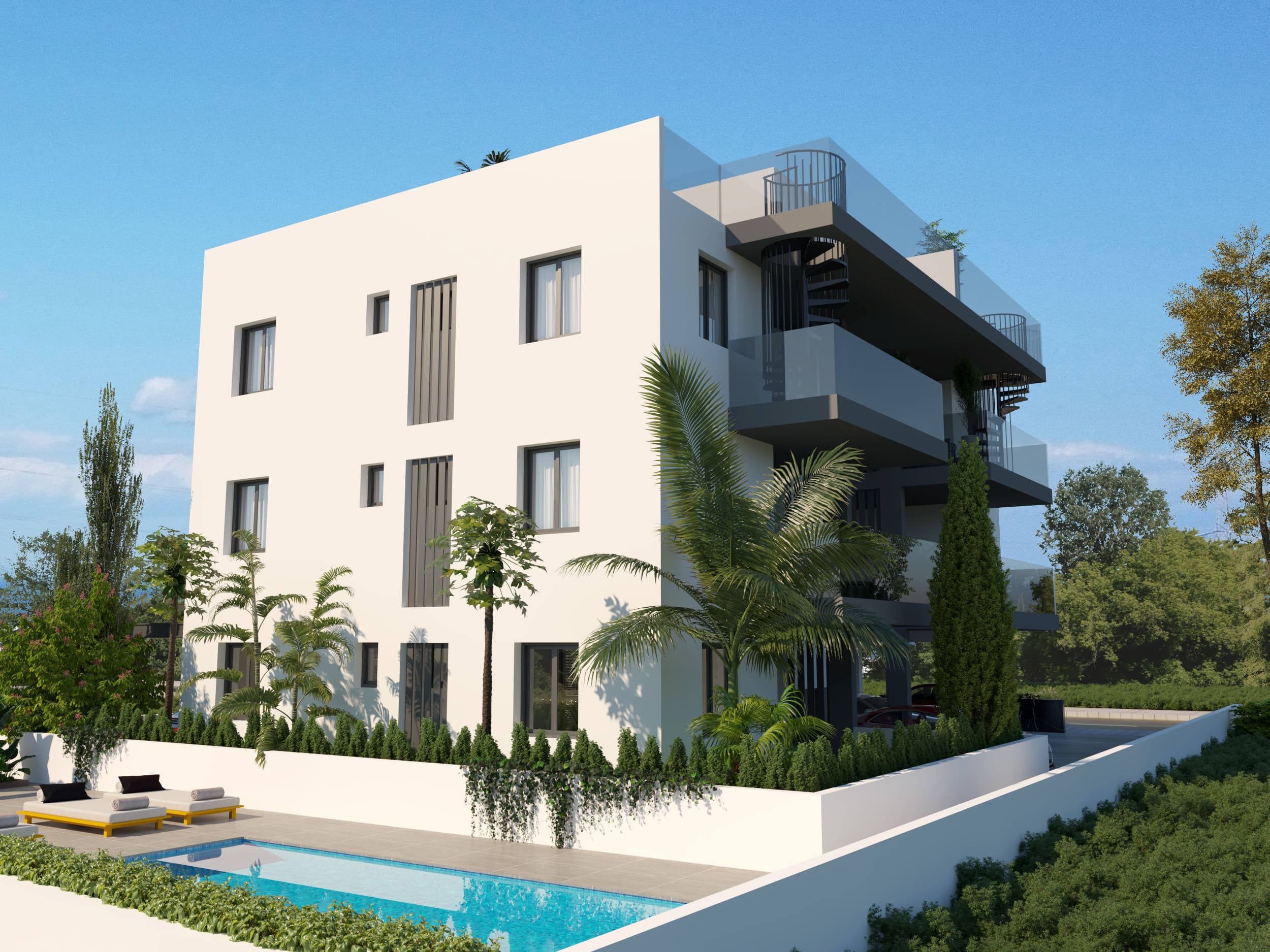 2-bedrooms apartments in Famagusta, Cyprus.