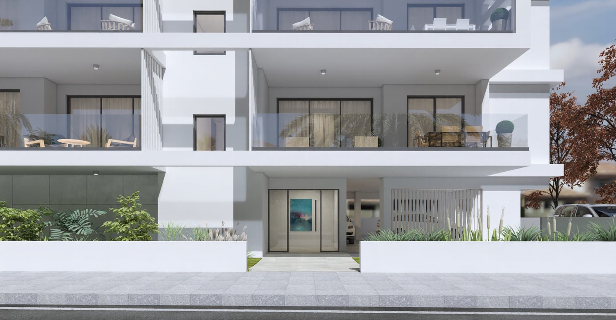 2-bedrooms apartments in Nicosia, Cyprus.