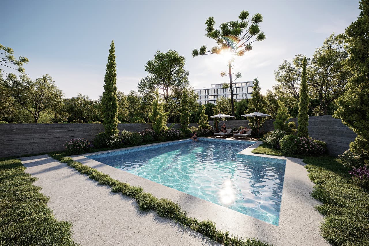 2-bedrooms apartments in Limassol, Cyprus.