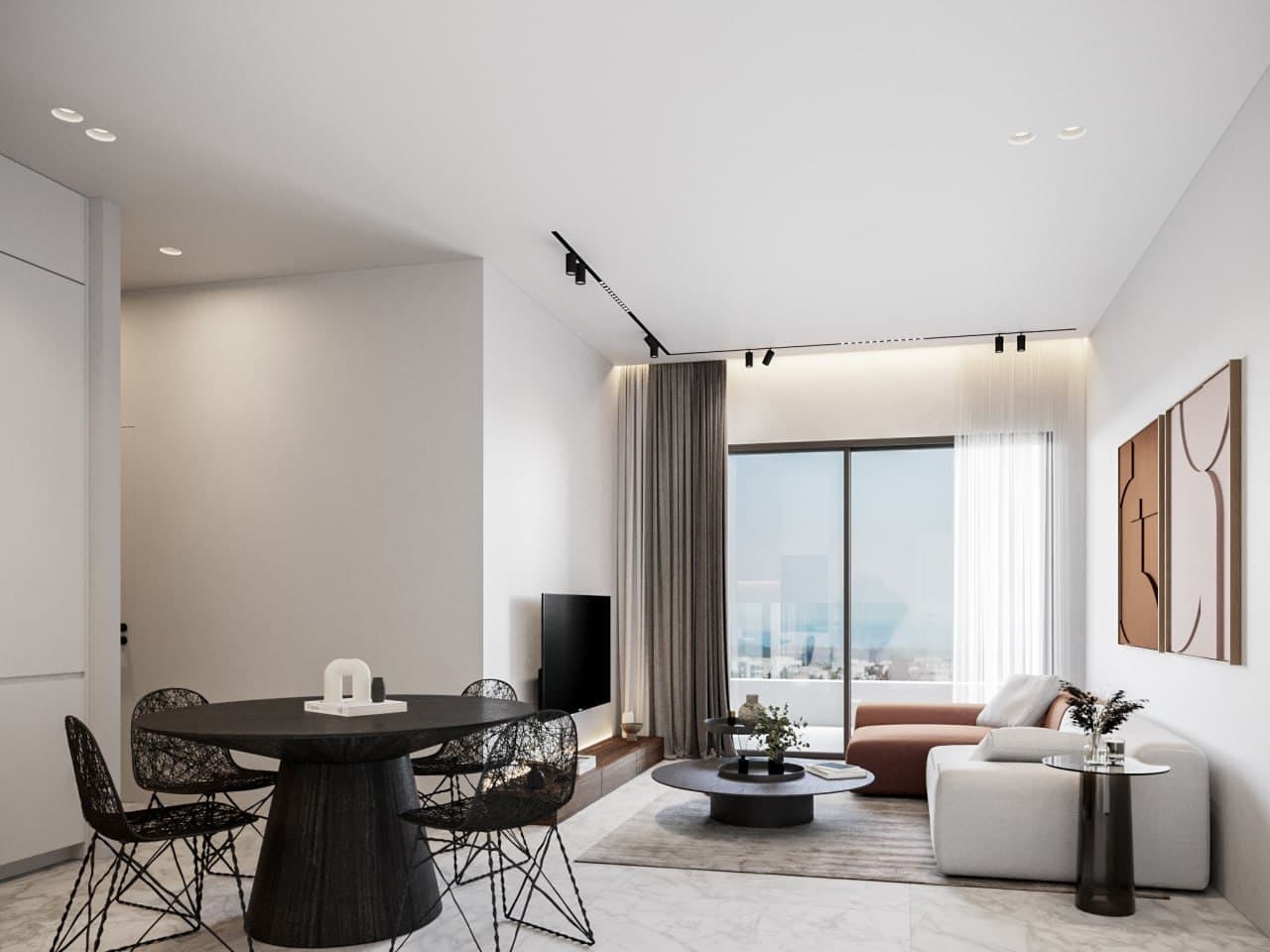 2-bedrooms apartments in Paphos, Cyprus.