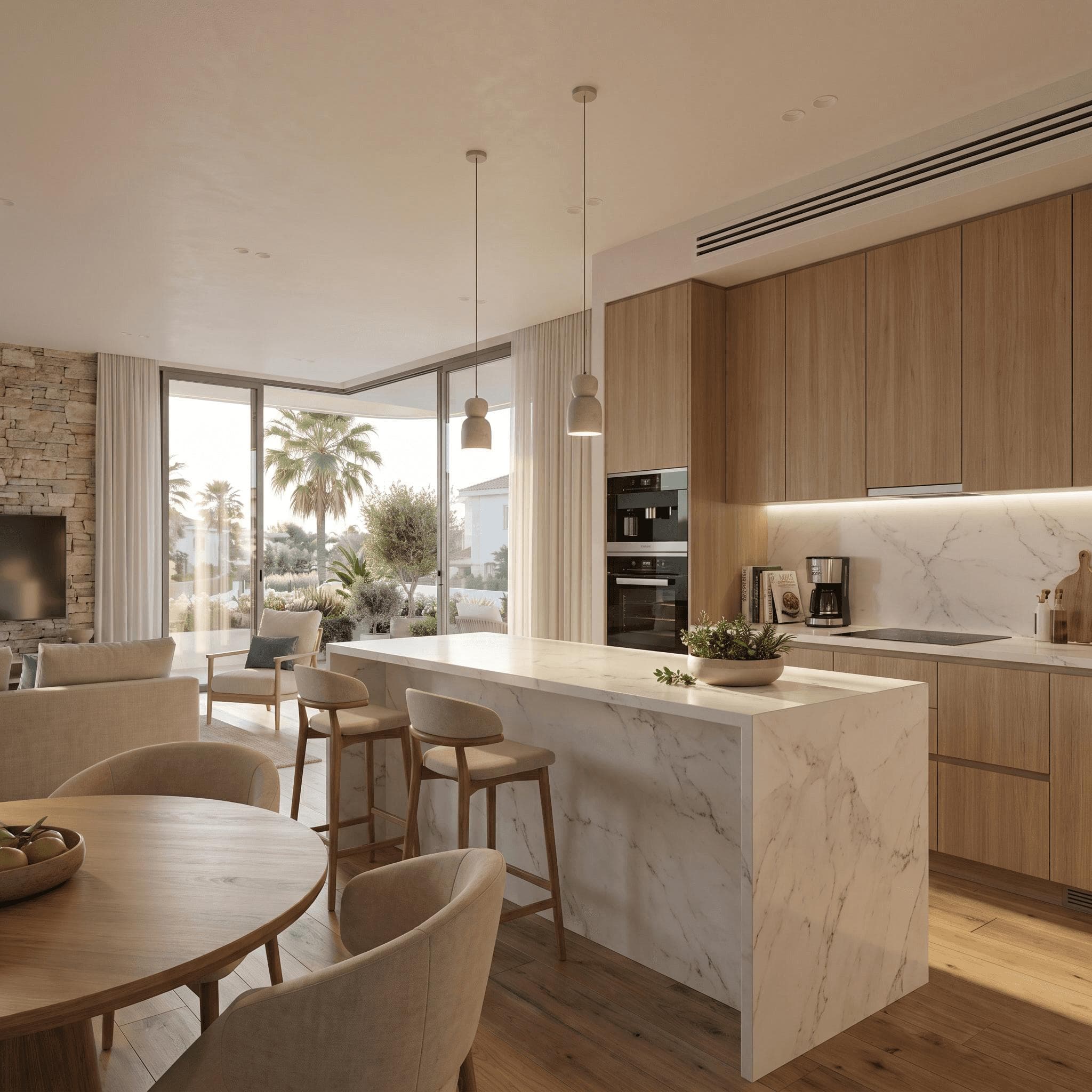 1-bedrooms apartments in Limassol, Cyprus.