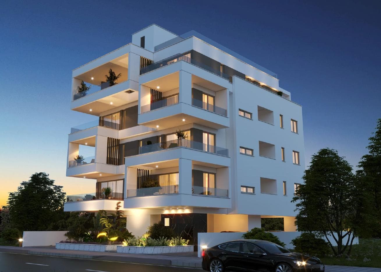 2-bedrooms apartments in Larnaca, Cyprus.