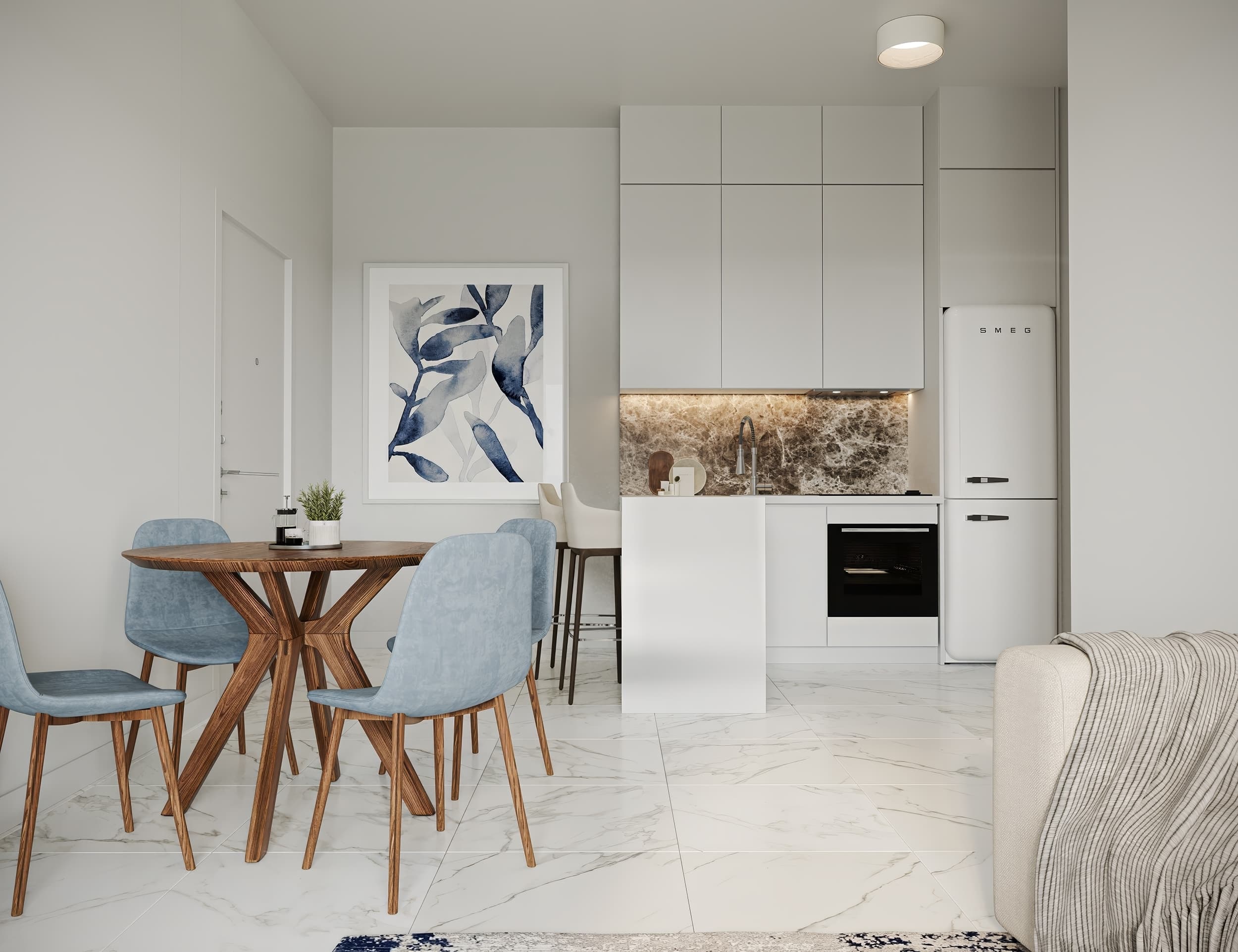 1-bedrooms apartments in Limassol, Cyprus.