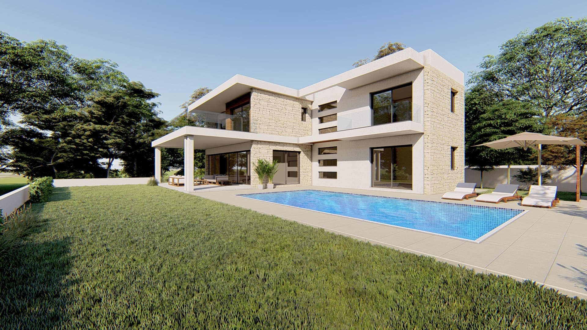 4-bedrooms house in Paphos, Cyprus.