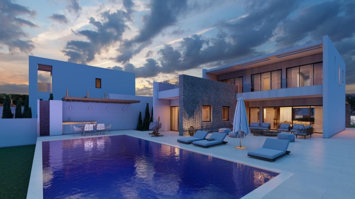 3-bedrooms house in Paphos, Cyprus.
