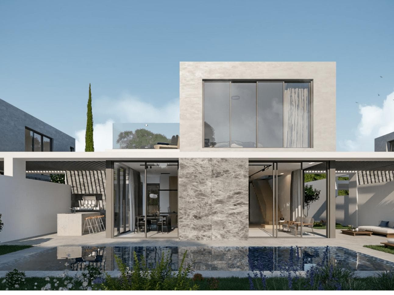 3-bedrooms house in Nicosia, Cyprus.