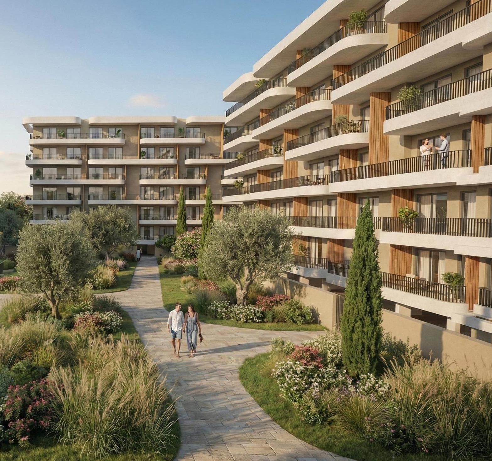 1-bedrooms apartments in Larnaca, Cyprus.