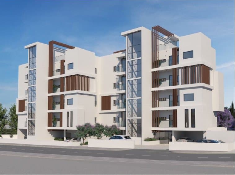 2-bedrooms apartments in Limassol, Cyprus.